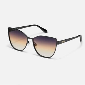 QUAY IN PURSUIT Black Frame / Futuredusk Poppy Lens